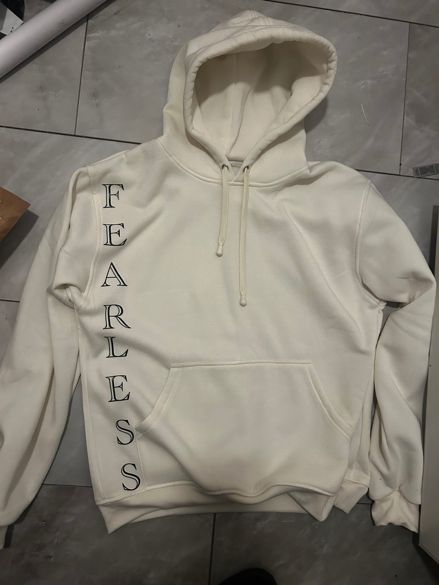 FEARLESS LETTERED HOODIE